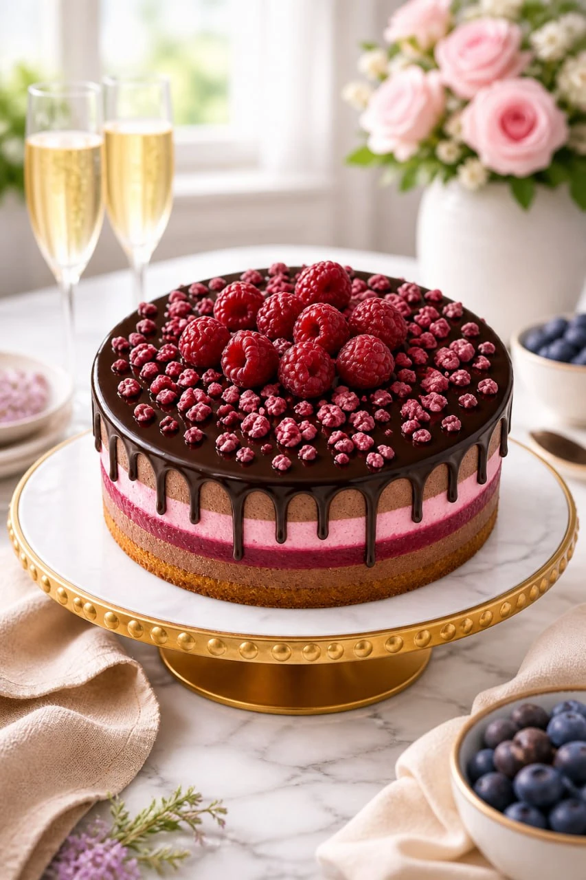 Tort Passion Rouge Chocolat de la Mireille de Margaux